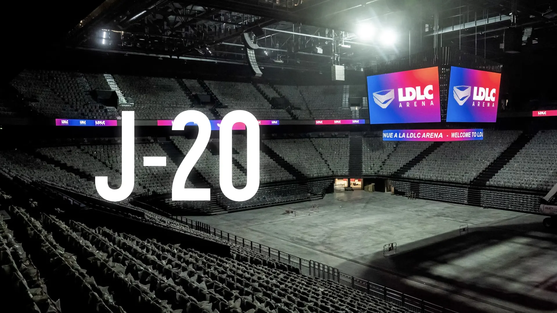 LDLC Arena : J-20 avant le match d'inauguration de la nouvelle salle à Lyon  - Décines - OL Vallée